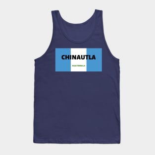 Chinautla City in Guatemala Flag Colors Tank Top